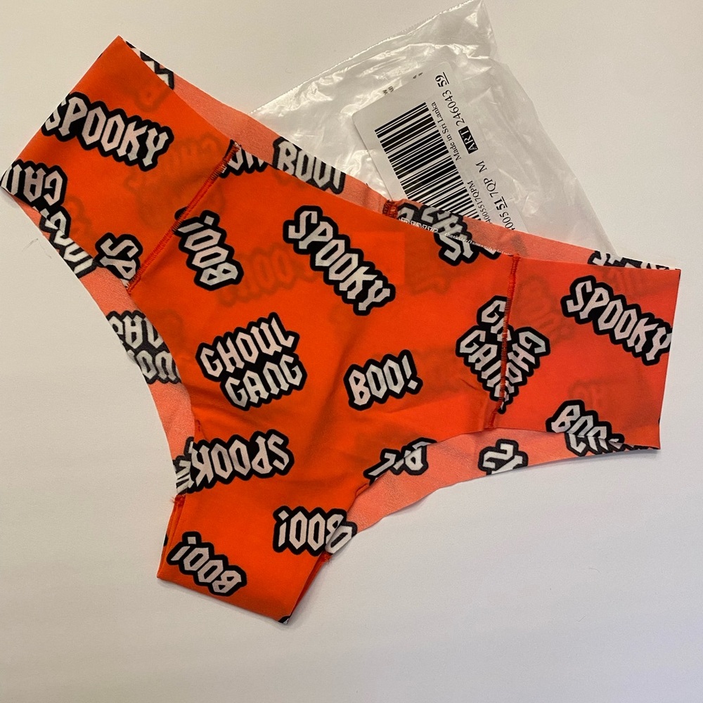 Pink 2019 Halloween No Show Cheekster panties size medium